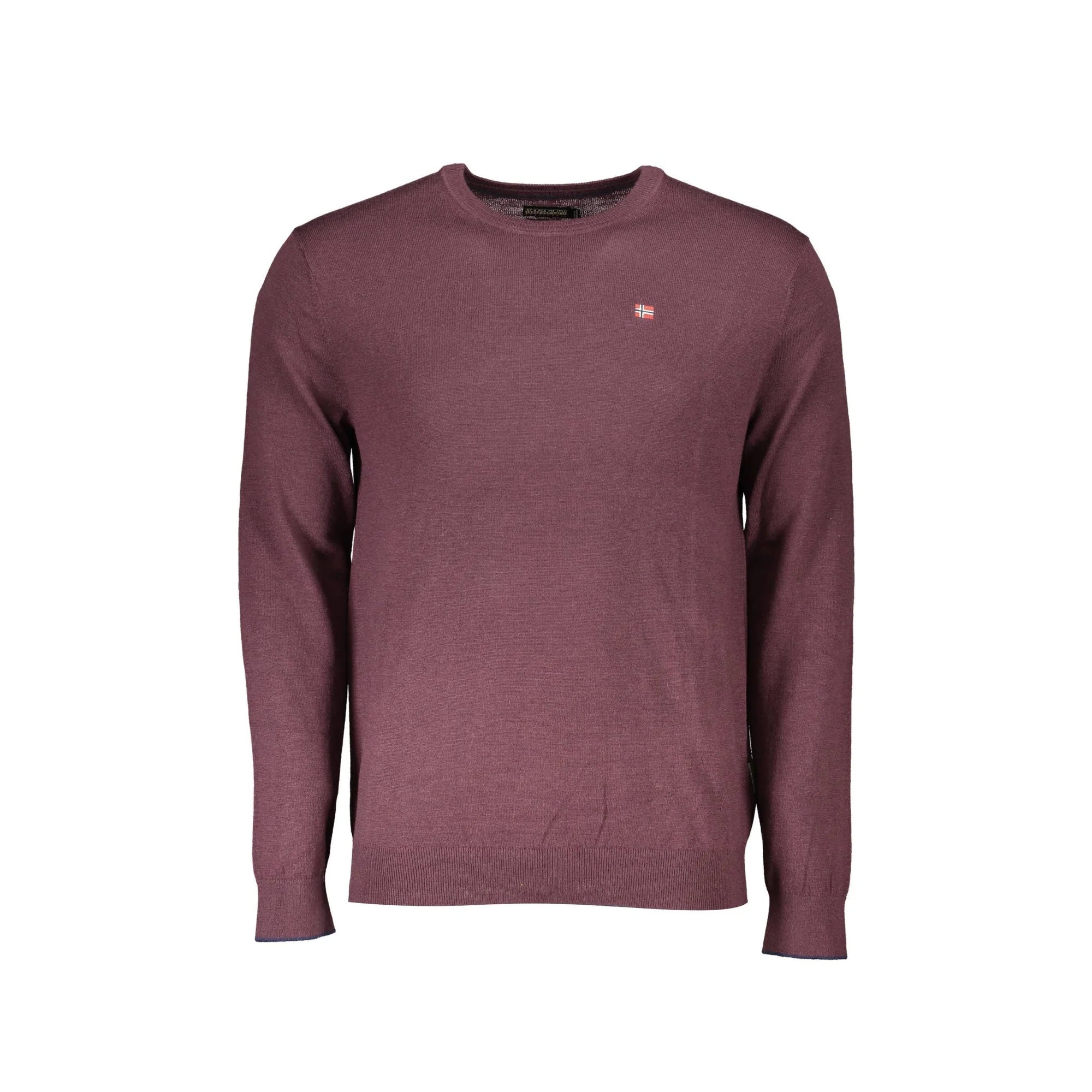Napapijri Maglione Uomo Viola Ricamo Maglie - foto prodotto